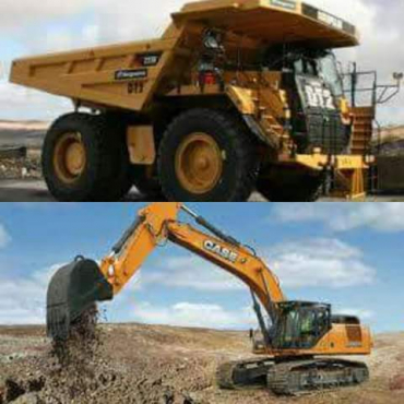 cranes dump truck mobile