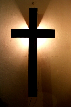 Rustic Wooden Cross Wall Light Made From Treated Pallet Hard Wood. Pretoria North Interior ...