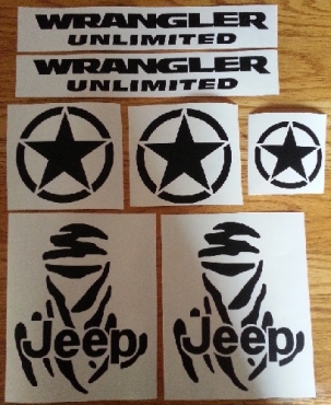 Jeep Dakar graphics stickers decals Jeep Dakar graphics stickers decals