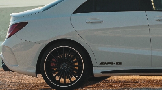 Pair of Mercedes AMG side skirt decals stickers graphics Pair of Mercedes AMG side skirt decals stickers graphics