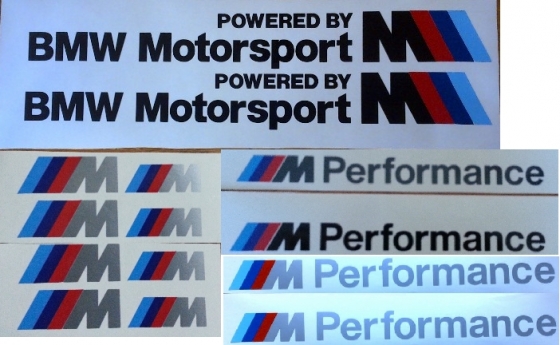 M Performance vinyl decals stickers graphics M Performance vinyl decals stickers graphics