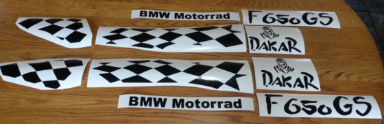 BMW Motorrad F650 GS dakar decals stickers graphics kit – 01 designs BMW Motorrad F650 GS dakar decals stickers graphics kit – 01 designs