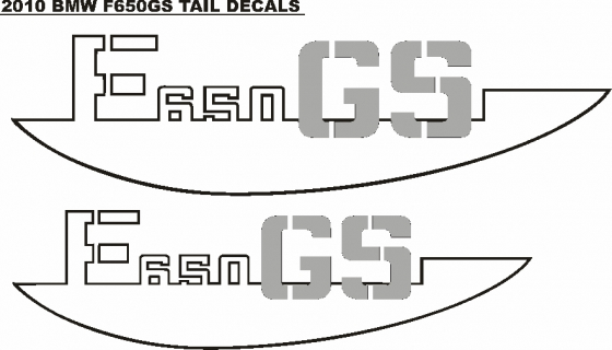 2010 BMW F650 GS decals stickers graphics kits 2010 BMW F650 GS decals stickers graphics kits