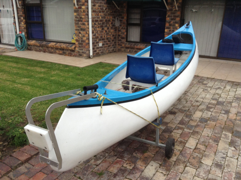 Two seater canoe with trailer for sale contact 0832318423 