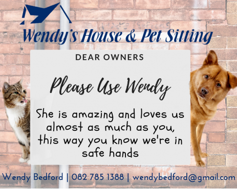 home and pet sitter upper highway area junk mail dog sitting ads