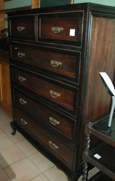 Oregon Pine Tall Chest Of Drawers Junk Mail