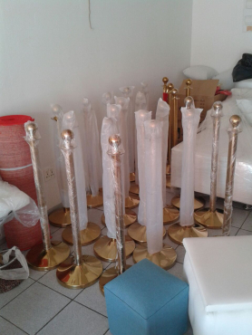 Stanchions And Ropes For For Sale
