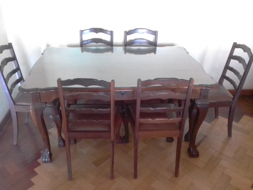 R 5 900 For Sale Imbuia Dining Table With 6 Chairs R 5 900 For Sale Imbuia Dining Table With 6 Chairs