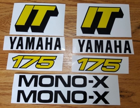 Yamaha IT 175 vintage decals stickers graphics kits Yamaha IT 175 vintage decals stickers graphics kits