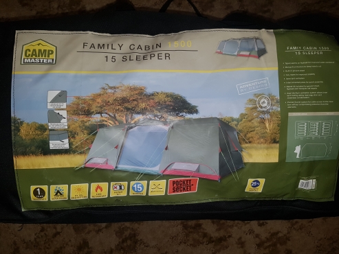 Camp Master Family Cabin 1500 15 Sleeper With Storm Boma Gound
