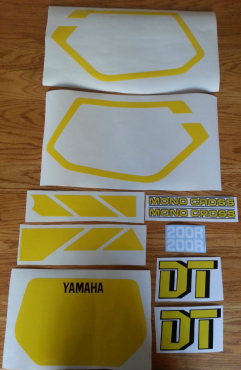 Yamaha DT 200R decals stickers graphics sets Yamaha DT 200R decals stickers graphics sets