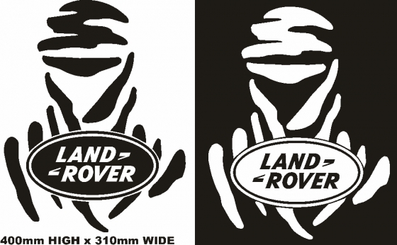 Pair off Land Rover Dakar door decals graphics - Private Seller