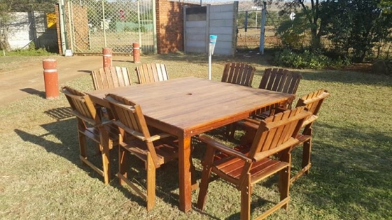 Garden And Patio Furniture In Pretoria West Junk Mail 8 Seater Solid Wood Patio Set For