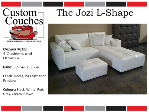 Showroom Open Today At Custom Couches The Jozi L Shape R3950