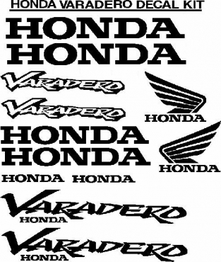Honda Varadero decals stickers graphics kits Honda Varadero decals stickers graphics kits