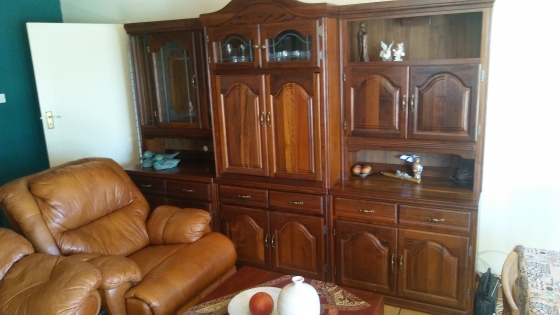 Solid Imbuia wall unit | Junk Mail Solid Imbuia wall unit | Junk Mail