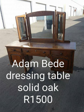 Solid Oak Adam Bede Dressing Table Junk Mail