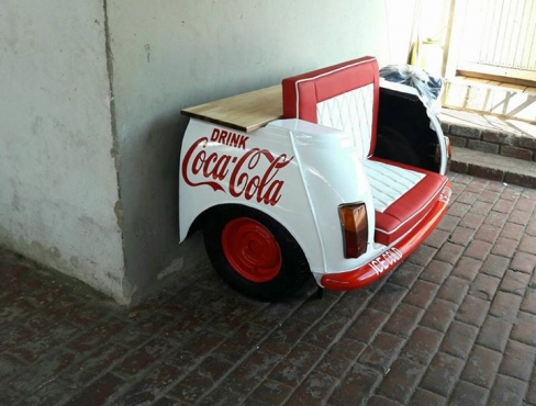Coca Cola Mini Couch Junk Mail